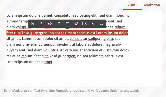 Editor wysiwyg