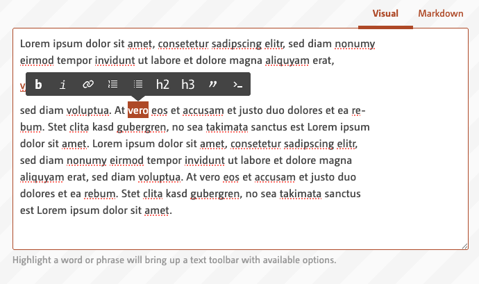 editor wysiwyg