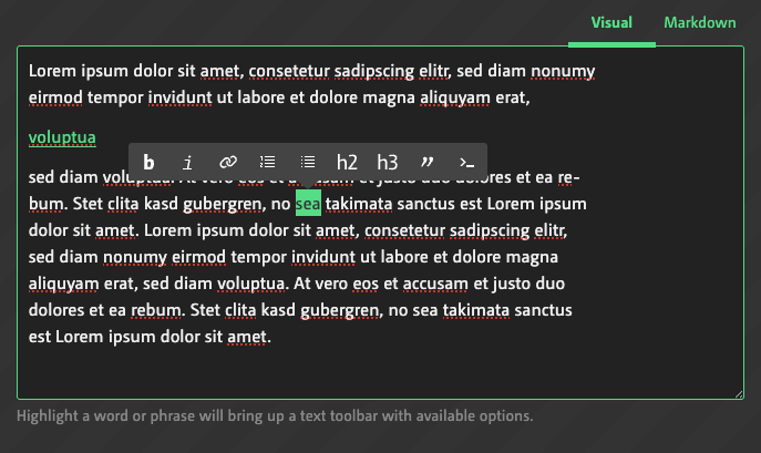 editor wysiwyg