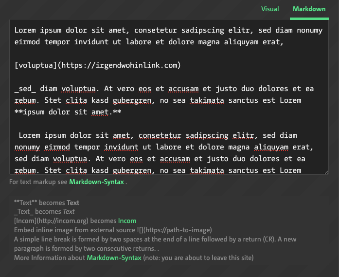 editor markdown