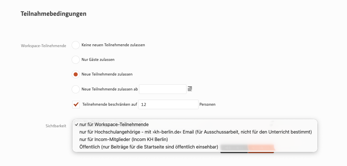 Manage Workspace
