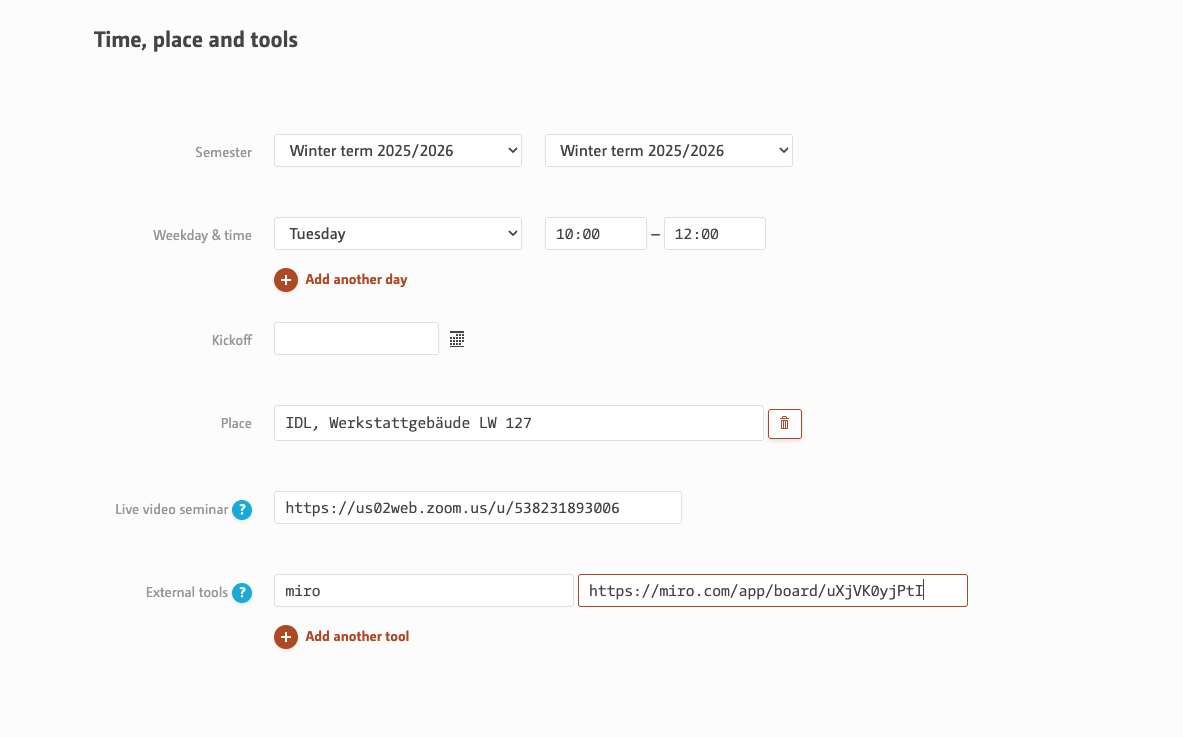 Manage Workspace
